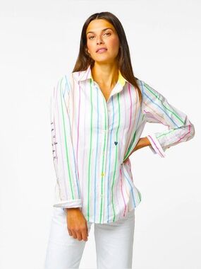 Kerri Rosenthal with embroidered  details